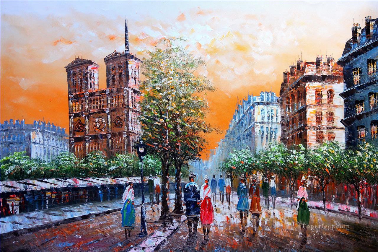 escenas callejeras en París 37 Pintura al óleo